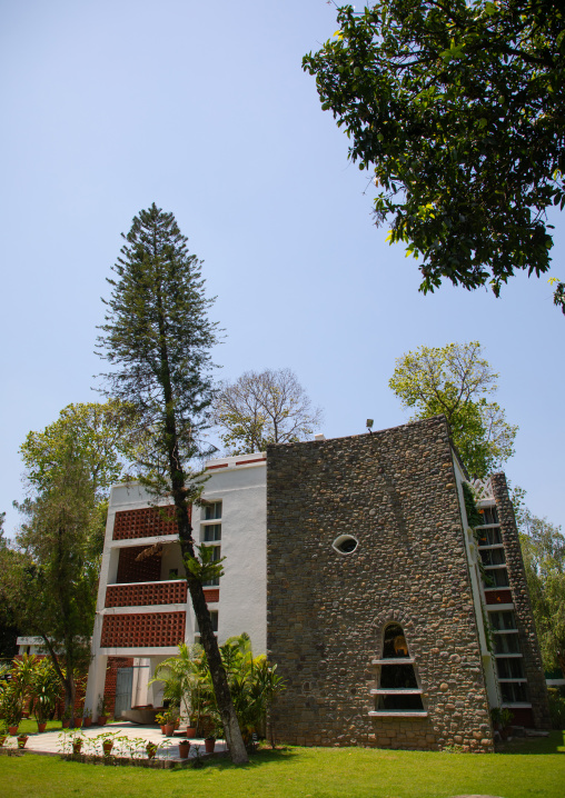 House type 4-J in Pierre Jeanneret museum, Punjab State, Chandigarh, India