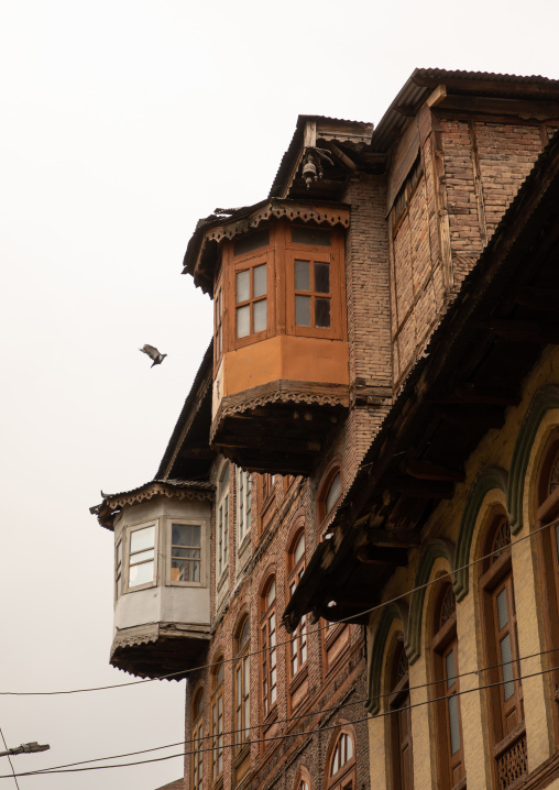 Kashmiri heritage building, Jammu and Kashmir, Srinagar, India