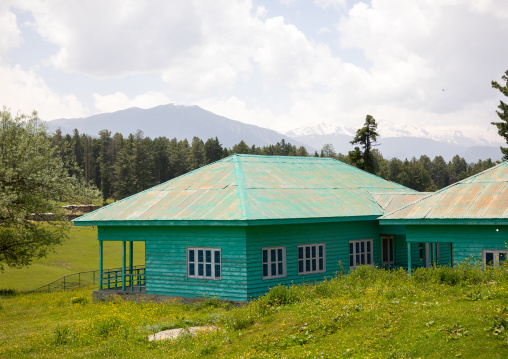 Hotel in the meadow, Jammu and Kashmir, Yusmarg, India