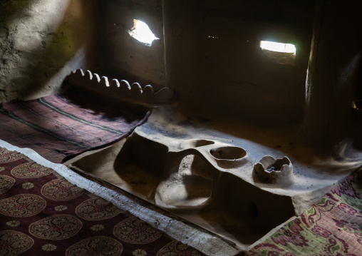 Gujjar Bakerwal clay kitchen, Jammu and Kashmir, Kangan, India