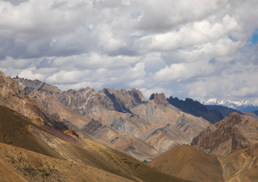 Mountain landscape on Kargil - Leh road, Ladakh, Fotula, India
