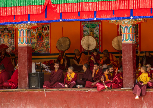 Lamayuru Monastery ceremony, Ladakh, Khalatse, India