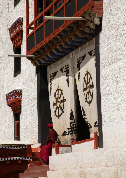 Lama in Hemis monastery, Ladakh, Hemis, India