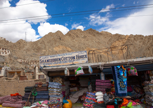 Cotton house shop, Ladakh, Leh, India