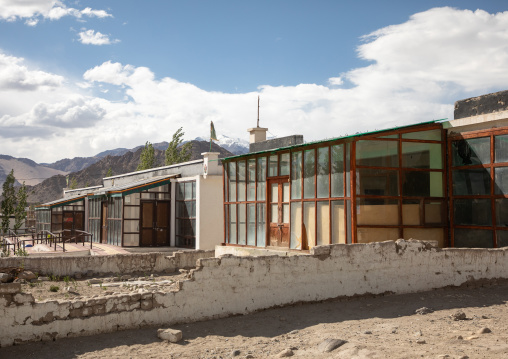 Tibetan SOS children village houses, Ladakh, Leh, India
