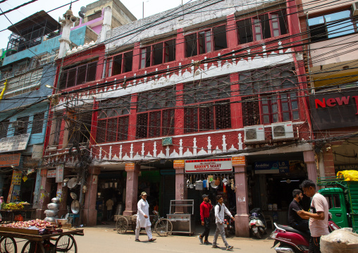 Mosque in old Delhi, Delhi, New Delhi, India