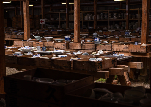 Kouraku Kiln porcelain shop, Kyushu region, Arita, Japan