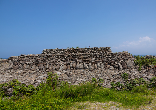 Ainoshima Tumuli stone burial mounds, Ainoshima Island, Shingu, Japan