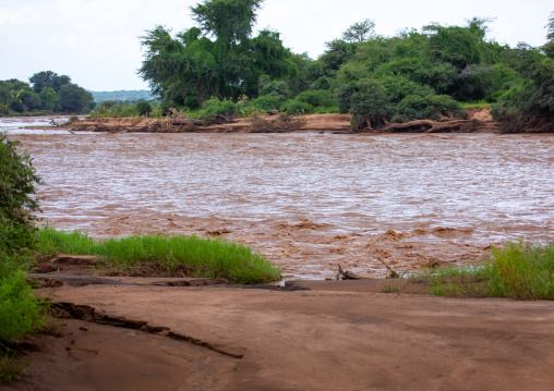 Flood caused by el Nino, Samburu County, Samburu National Reserve, Kenya