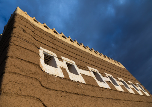 Traditional old mud house, Najran Province, Najran, Saudi Arabia