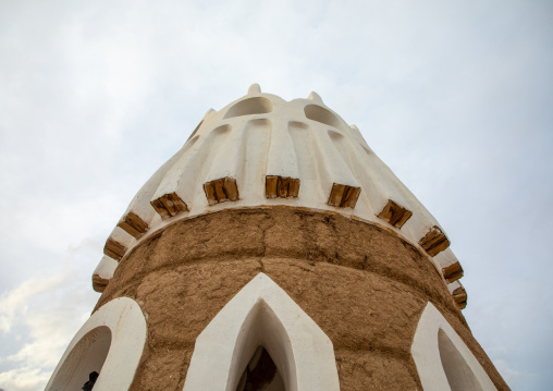 Emarah palace minaret in Aba Alsaud historical area, Najran Province, Najran, Saudi Arabia