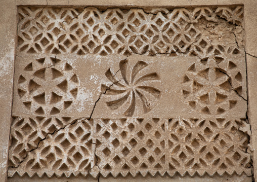 Farasani house with gypsum decoration and frescoes, Jazan Province, Farasan, Saudi Arabia