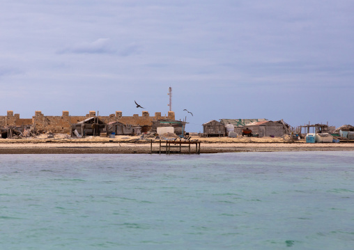 German Fort built during World War 2, Jazan Province, Farasan, Saudi Arabia