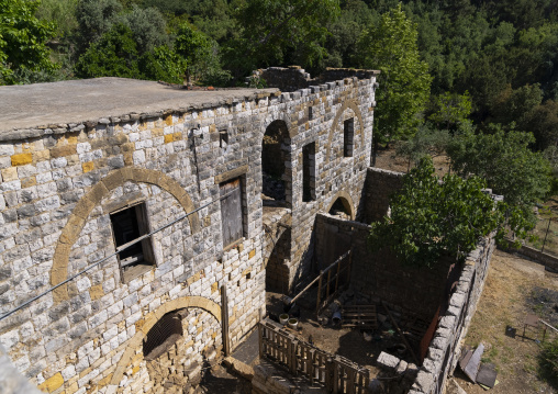 Old lebanese house in a village, Mount Lebanon Governorate, Beit Chabab, Lebanon