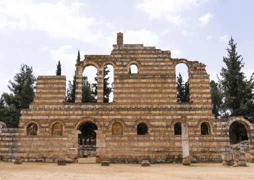 The Grand Palace of the Umayyad city, Beqaa Governorate, Anjar, Lebanon