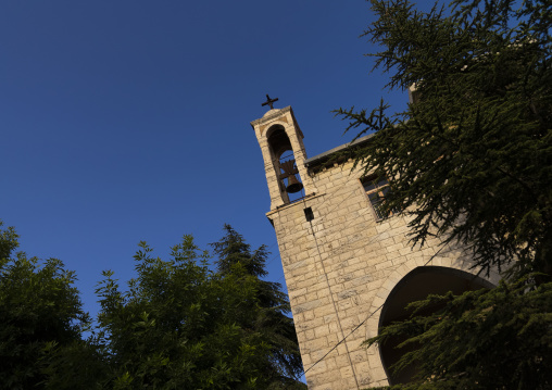 Church bell tower, Mount Lebanon Governorate, Ain Zhalta, Lebanon