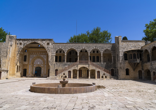 19th-century Beiteddine Palace courtyard, Mount Lebanon Governorate, Beit ed-Dine, Lebanon