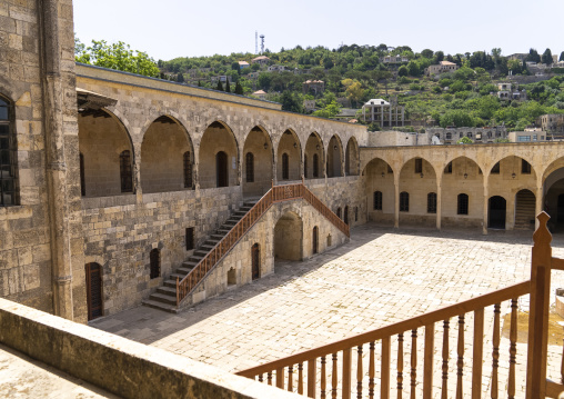 19th-century Beiteddine Palace courtyard, Mount Lebanon Governorate, Beit ed-Dine, Lebanon
