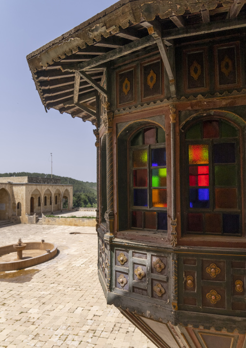 Stained glass windows in Beiteddine Palace, Mount Lebanon Governorate, Beit ed-Dine, Lebanon