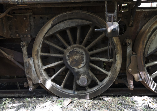 Old locomotive from Beirut–Damascus line, Beqaa Governorate, Rayak, Lebanon