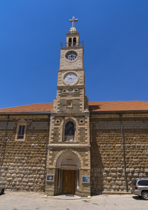 Notre Dame church bell tower, North Governorate, Hasroun, Lebanon