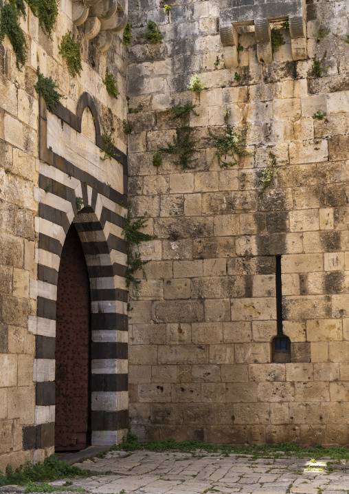 Entrance of Citadel of Raymond de Saint Gilles in the town, North Governorate, Tripoli, Lebanon