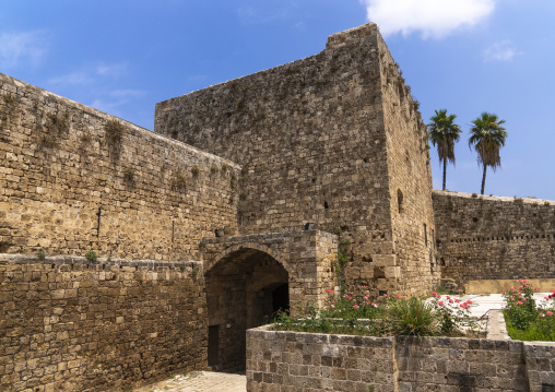Citadel of Raymond de Saint Gilles in the town, North Governorate, Tripoli, Lebanon