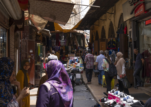 Lebanese people in the in the old souk, North Governorate, Tripoli, Lebanon