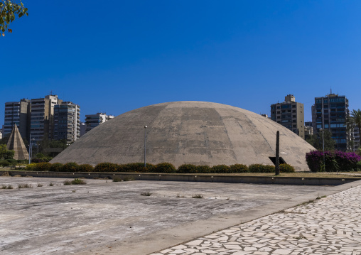 Oscar Niemeyer Experimental theater in Rashid Karami International Fair , North Governorate, Tripoli, Lebanon