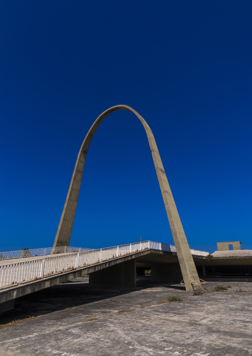 Arch in Rashid Karami International Fair designed by Oscar Niemeyer, North Governorate, Tripoli, Lebanon