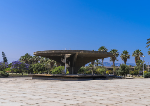 Helipad in Rashid Karami International Fair by Oscar Niemeyer, North Governorate, Tripoli, Lebanon