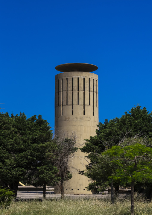 Water tower in Rashid Karami International Fair by Oscar Niemeyer, North Governorate, Tripoli, Lebanon