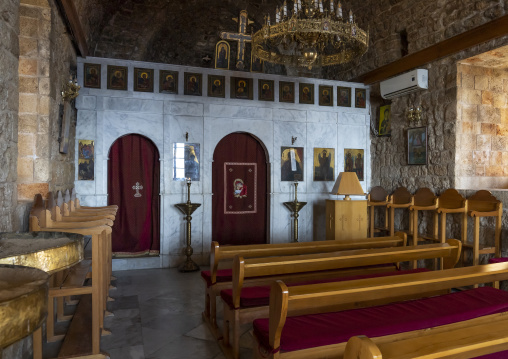 Inside Church of our lady of the sea, North Governorate, Batroun, Lebanon