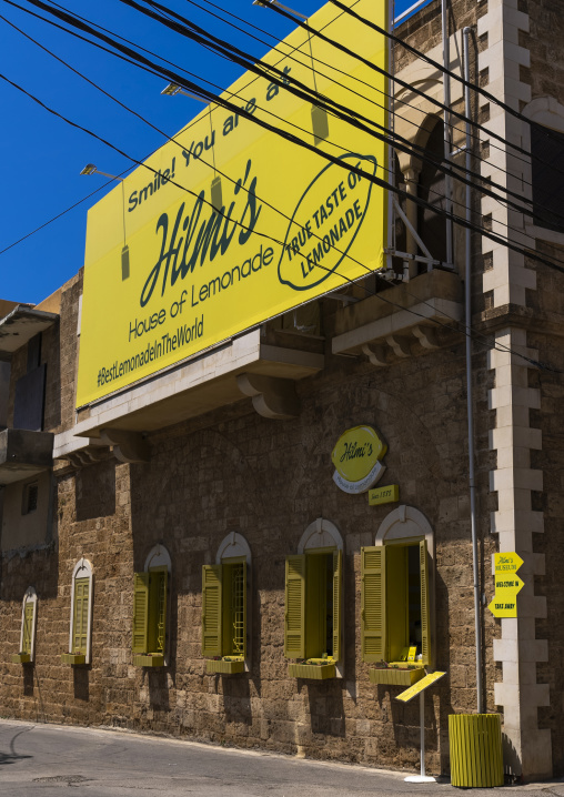 Old traditional lebanese house turned into a lemonade shop, North Governorate, Batroun, Lebanon