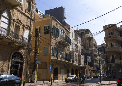 Old heritage building in the city, Beirut Governorate, Beirut, Lebanon