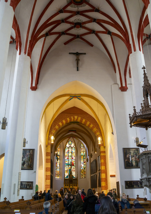The sanctuary of Saint Thomas Church, Saxony, Leipzig, Germany
