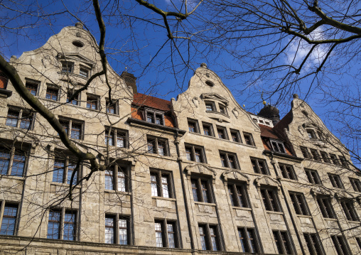 Old Resident buildings, Saxony, Leipzig, Germany