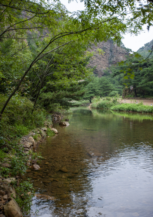 River in the countryside, DGC, Pyongyang, North Korea