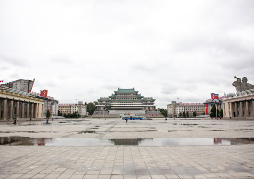 Kim Il-sung square after the rain, DGC, Pyongyang, North Korea