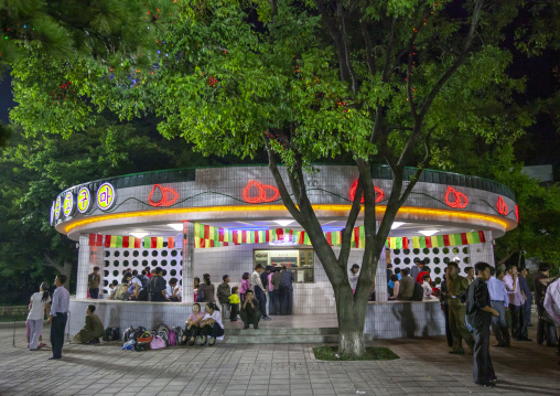 Fast food restaurant at Kaeson youth park, DGC, Pyongyang, North Korea