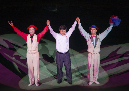 North Korean clowns in the circus, DGC, Pyongyang, North Korea