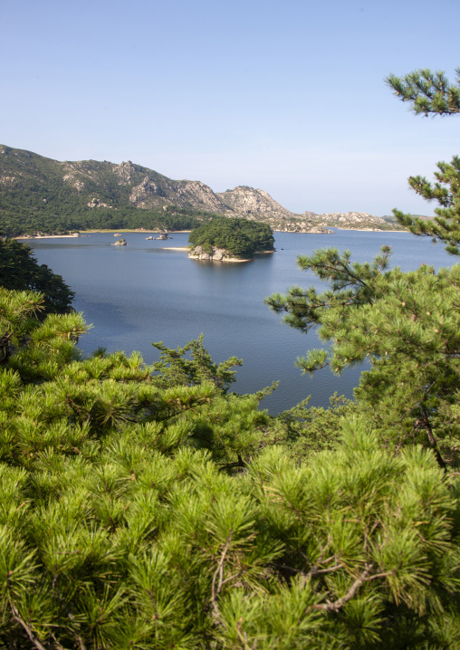 Lagoon in samil lake, Kangwon-do, Kumgang, North Korea