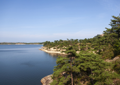 Lagoon in samil lake, Kangwon-do, Kumgang, North Korea