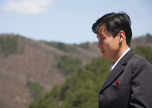 North Korean guide, North Hamgyong, Chilbo Sea, North Korea