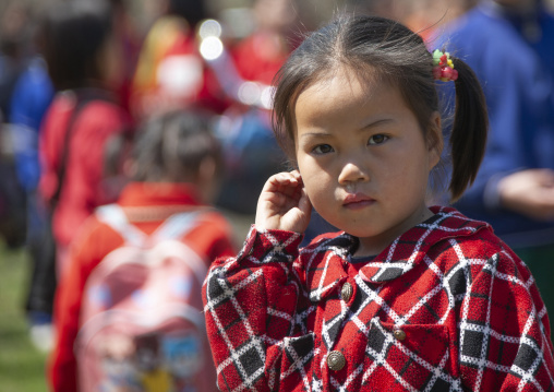 Young pioneers in a summer camp, North Hamgyong, Chilbo Sea, North Korea