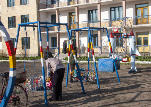 Tchang Gwang school playground, North Hamgyong, Chongjin, North Korea