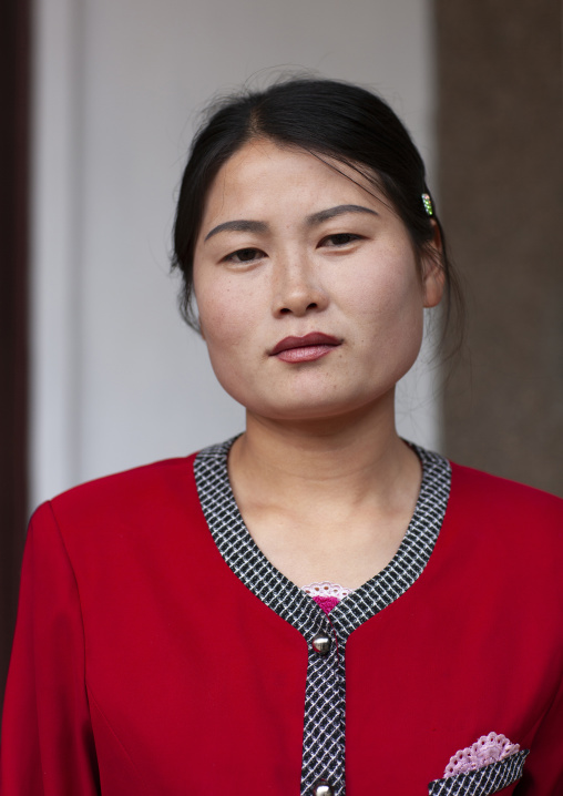 Portrait of a North Korean woman, North Hamgyong, Jung Pyong Ri, North Korea