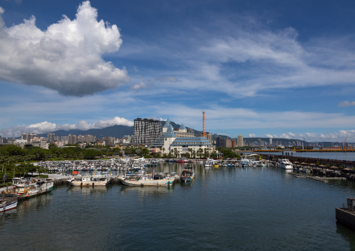 Marina of Tamsui Fisherman Wharf, New Taipei, Tamsui, Taiwan