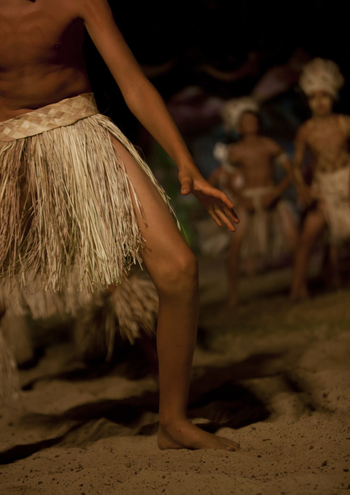 Dances during tapati festival, Easter Island, Hanga Roa, Chile