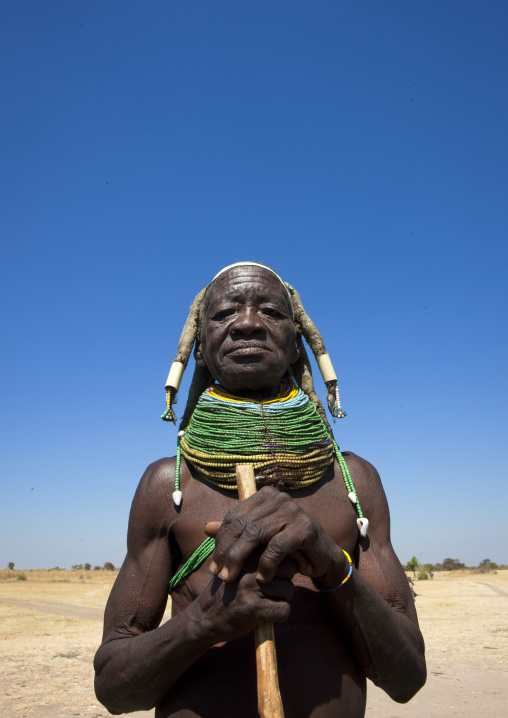 Old Mumuhuila Woman, Hale Village, Angola